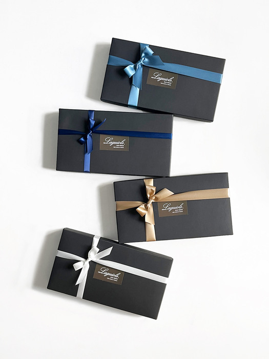 [선물포장] 장네론 라귀올 테이블양식기 프렌치 블루 & 샌들 젓가락 2인 세트
