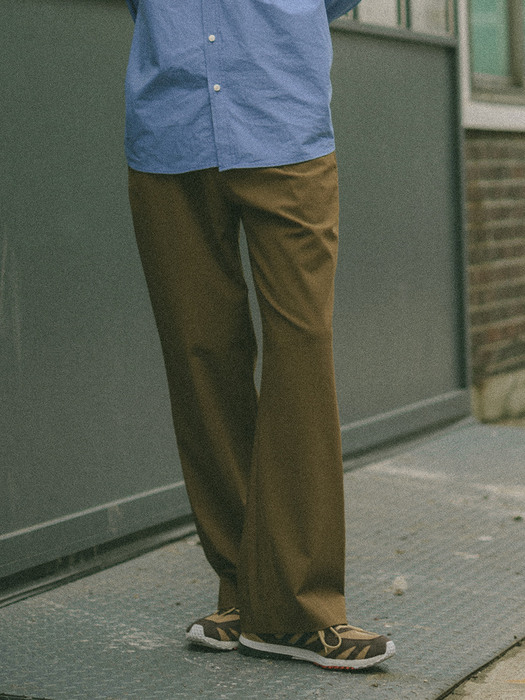 P1010 Roero natura boot-cut trouser_Brown