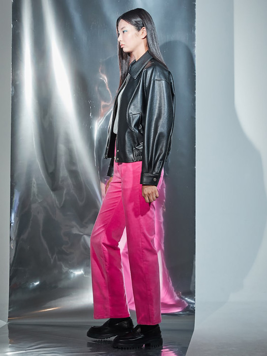 Corduroy Slim Bootscut Pants  Pink (KE2921M02X)