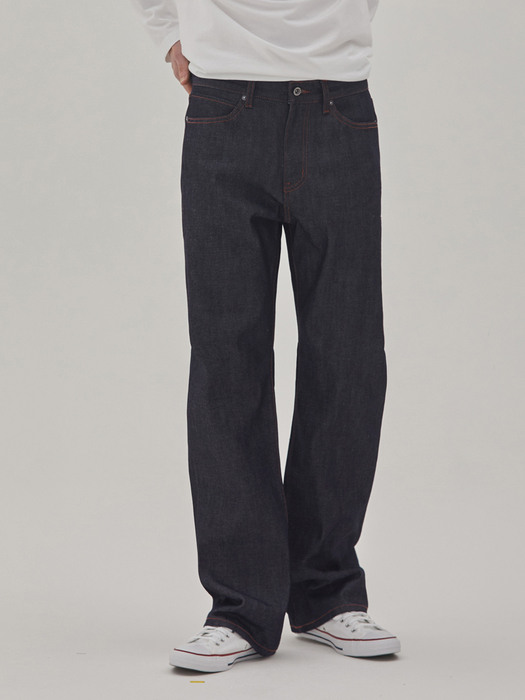 DENIM RAW RED TAP SELVEDGE PANTS INDIGO