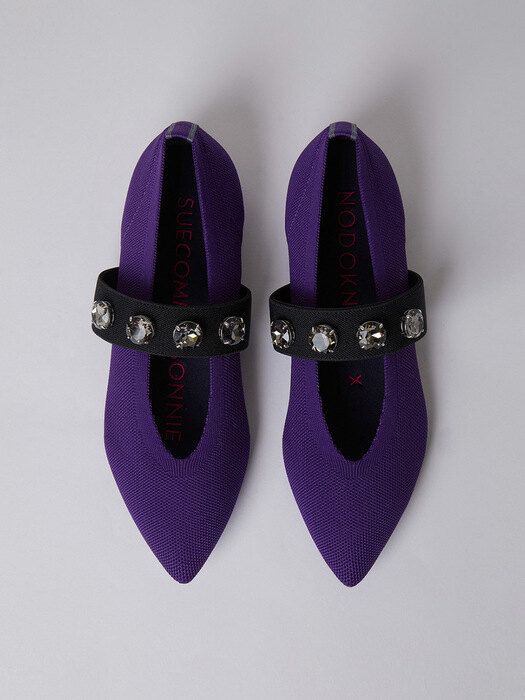 [SB X NODO KNITS] Jewelry e-band knit flat(purple)_DG1DA22602PUR