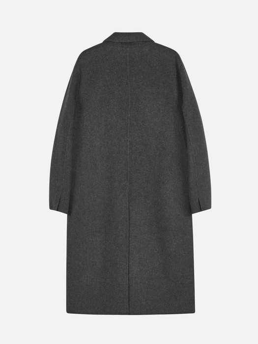 Wool Double Coat Gray