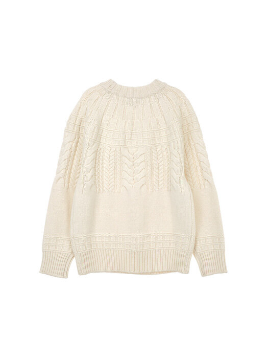 Aran Sweater, Ivory
