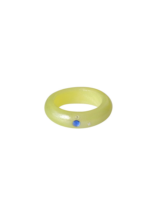blue stone point ring