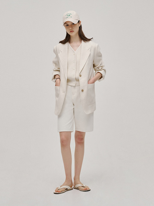 SAND LINEN JACKET