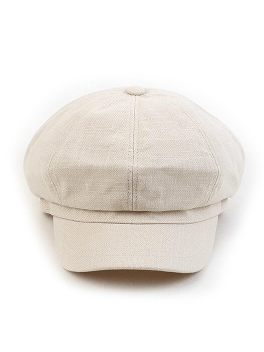 Linen Beige Newsboy Cap 뉴스보이캡