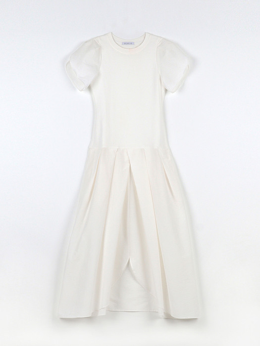 LITA Jersey Dress-White