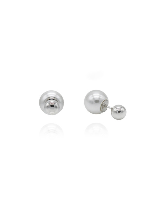 BIBI Pearl Two-way 925 Silver Earring