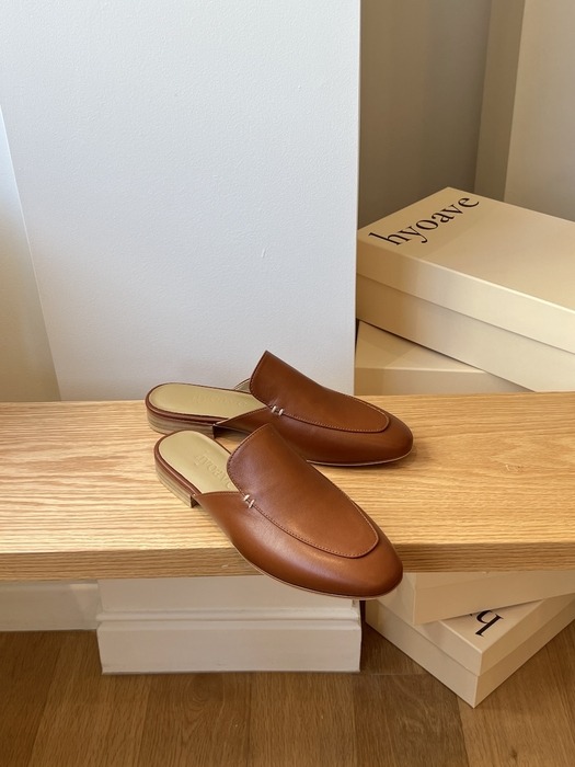 Eddie Loafer Mules - Hudson Brown