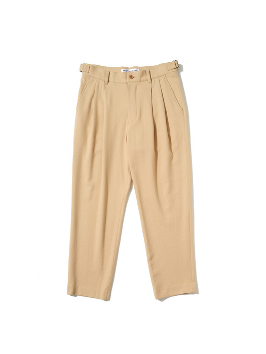 [hohosi X The Souvenir Shop] Quadruple Pleated Trouser (2 Colors)-