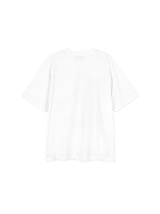 SCRAPPED 티셔츠(WHITE)