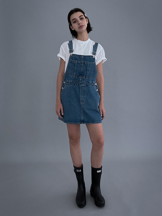 [SALT Label] DENIM SKIRT OVERALL