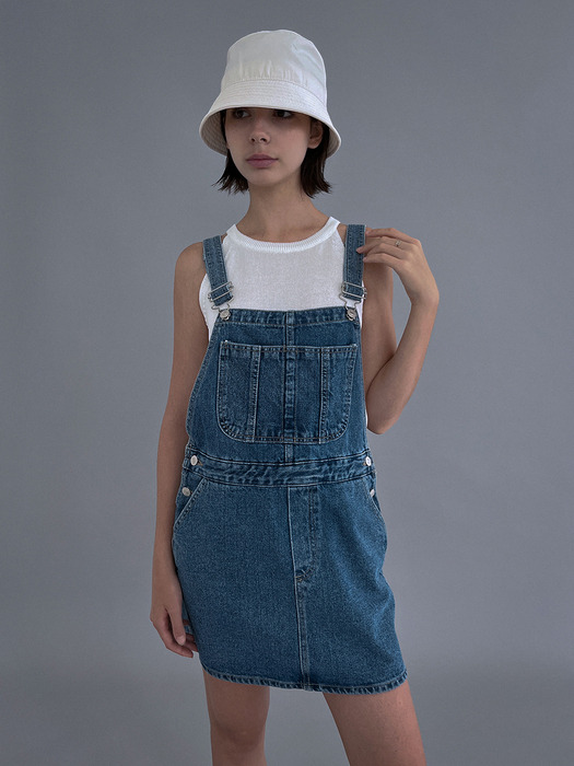 [SALT Label] DENIM SKIRT OVERALL