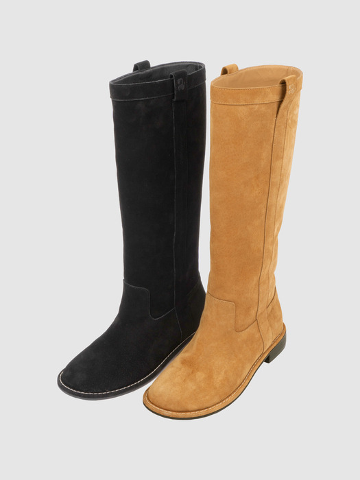 Suede long boots (2colors)