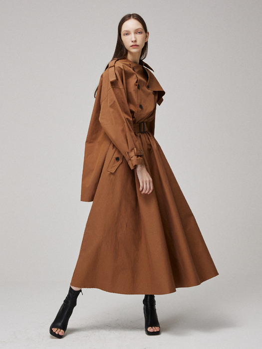 Signature trench coat dress