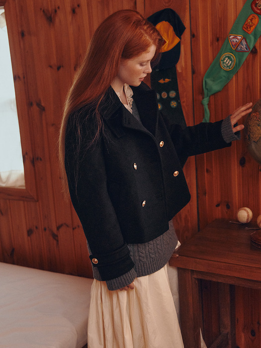 Double Wool Pea Coat