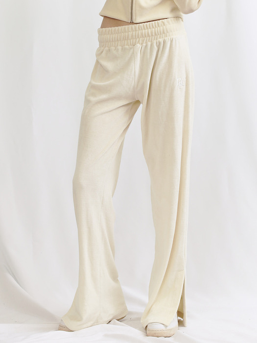 RCC Velour Banding Pants [CREAM]