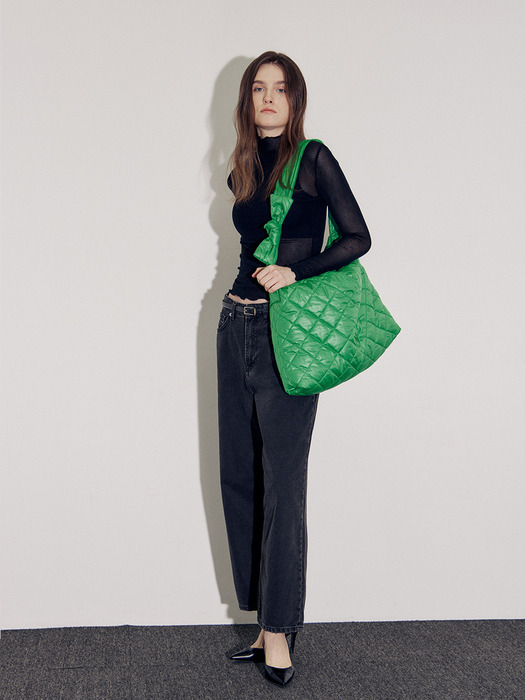 LIND PADDING BAG green 린드 패딩백 그린