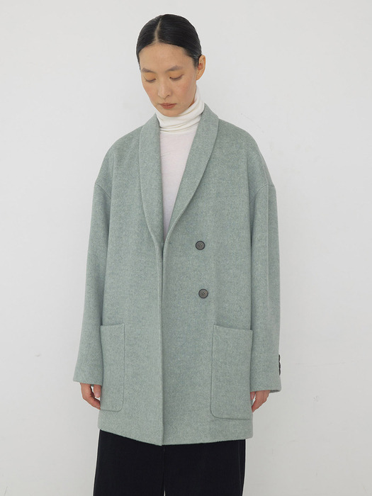 Mode herringbone coat