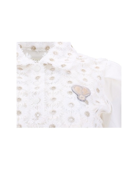 RE-Edition 24 SS Collection : Dear, Dasiy Top In White