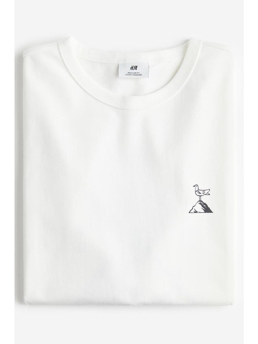COOLMAX® 레귤러핏 티셔츠 화이트/France 1216501001