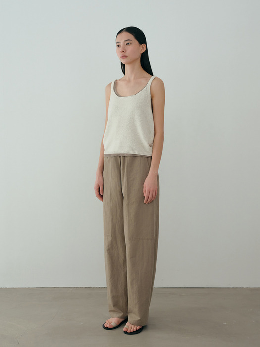 seed knit top (ivory)