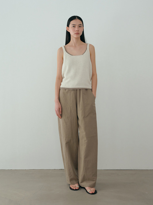 seed knit top (ivory)