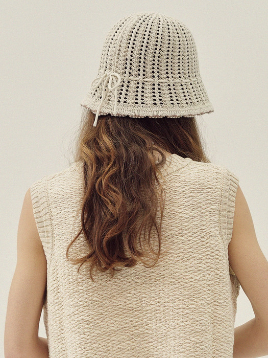 Amo knit bucket hat_3color