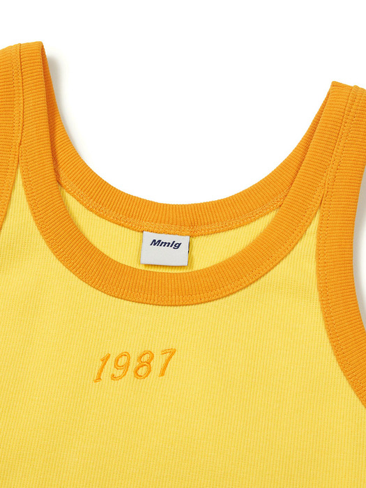 [Mmlg W] 1987 SLEEVELESS (LEMON / MANDARINE)