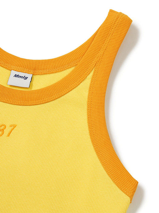 [Mmlg W] 1987 SLEEVELESS (LEMON / MANDARINE)