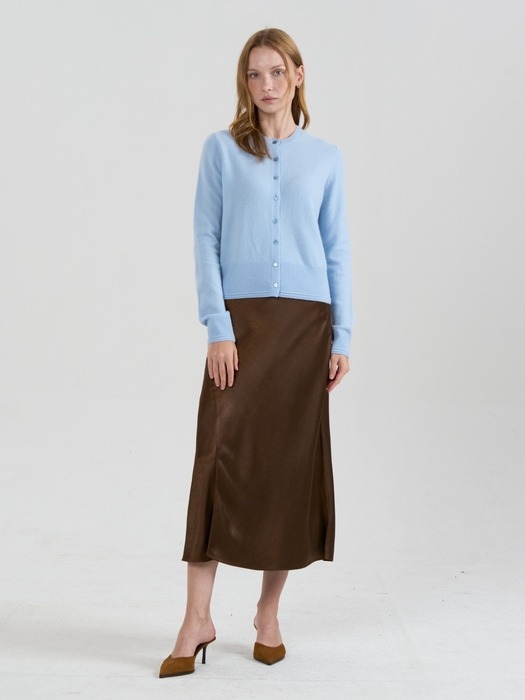 A-Line Glossy Skirt_3color