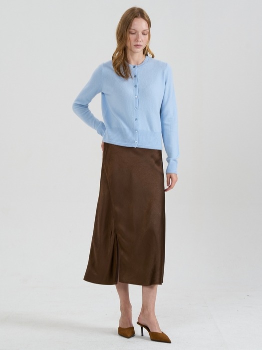 A-Line Glossy Skirt_3color