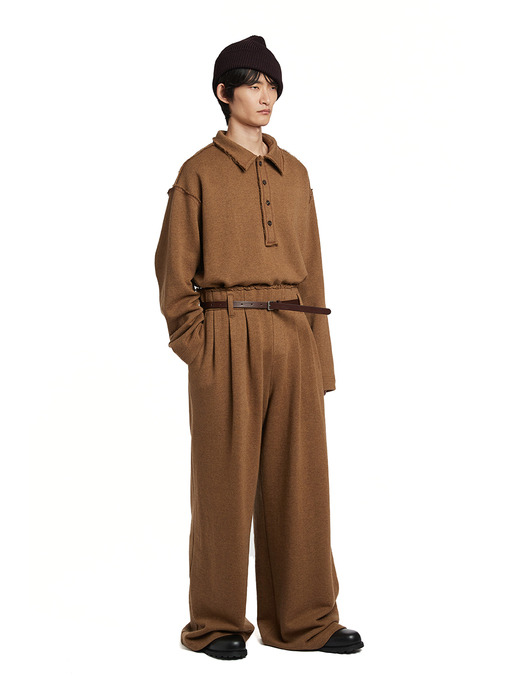 Destroyed Lounge Pants_BROWN