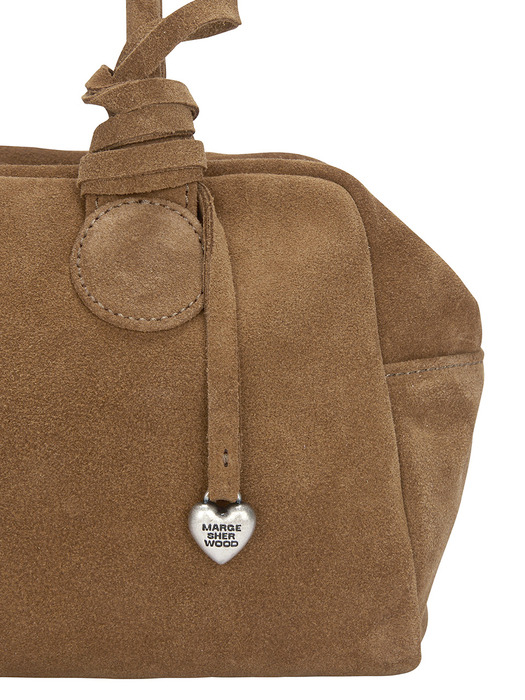 HEART CHARM_hazelnut suede