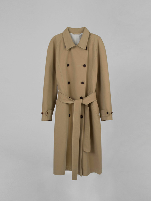 COTTON OVERSIZED TRENCH COAT