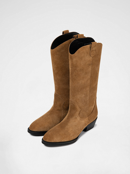 MILD WESTERN BOOTS / CAMEL