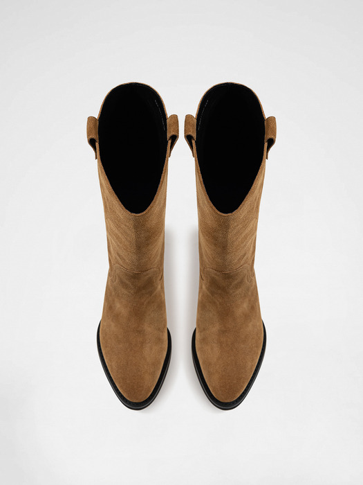 MILD WESTERN BOOTS / CAMEL