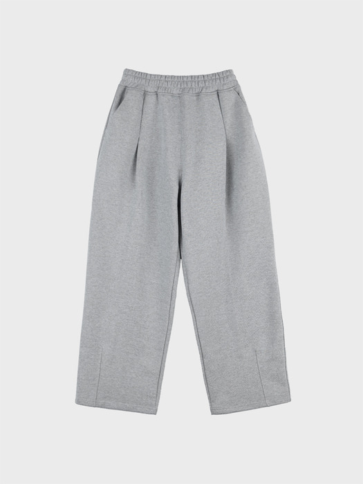 CARPENTER TUCK SWEAT PANTS_GREY