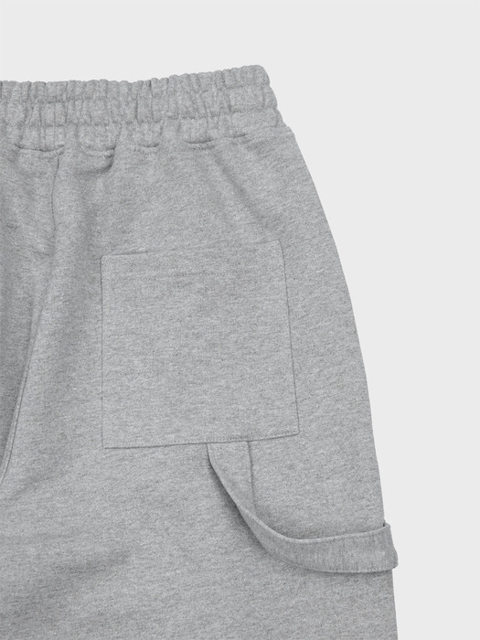 CARPENTER TUCK SWEAT PANTS_GREY