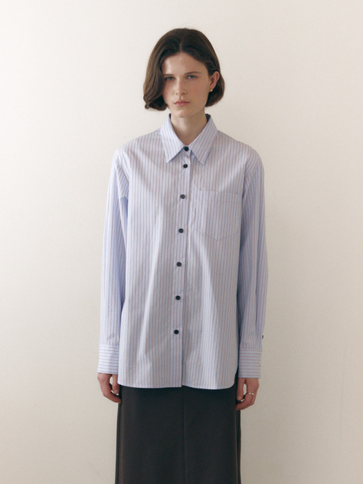 Basic Loose Fit Shirt_2color