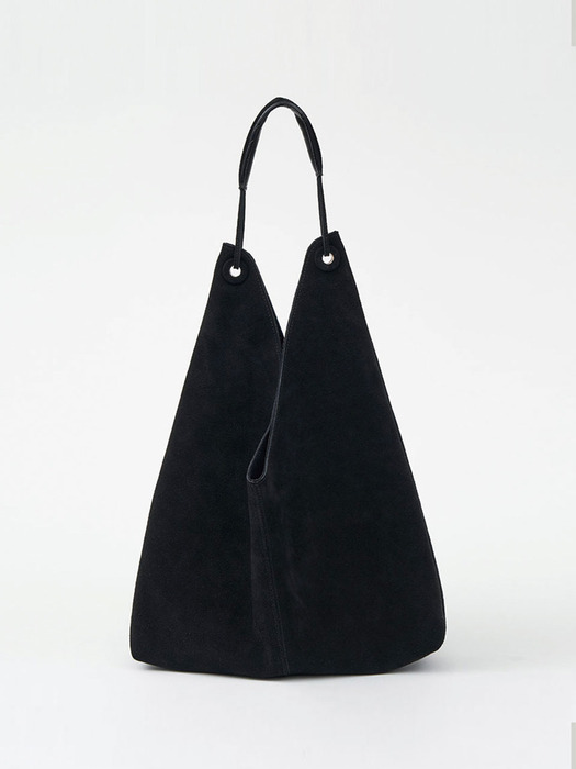 Suede Hobo Bag(Black)