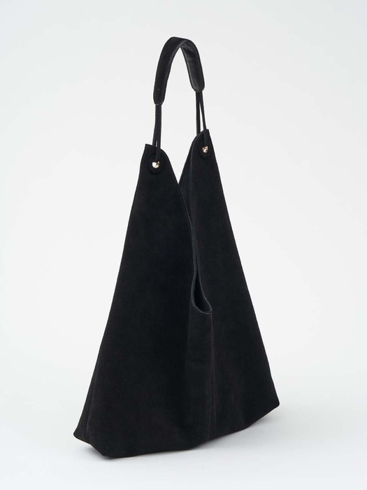 Suede Hobo Bag(Black)