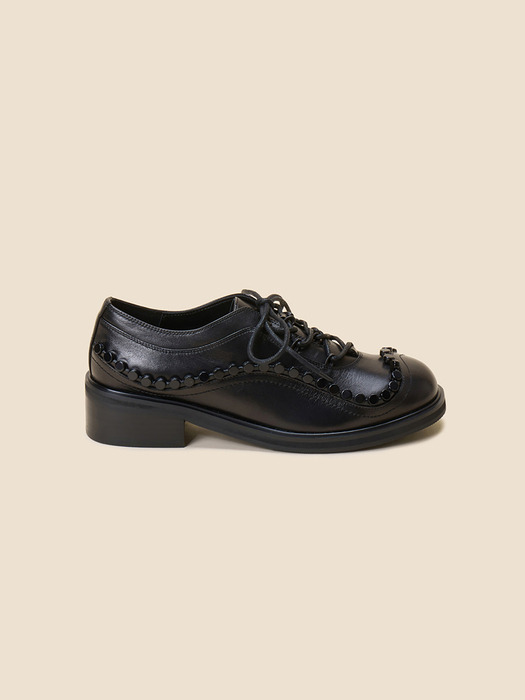 Circle loafer(black)_DG1DA24516BLK