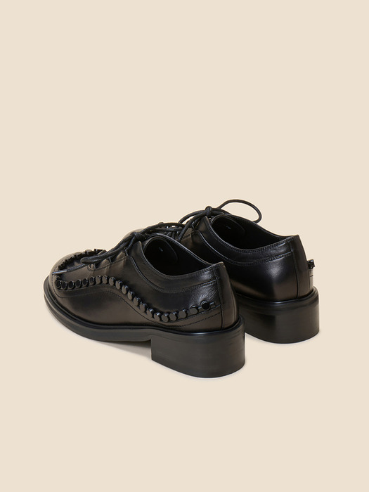 Circle loafer(black)_DG1DA24516BLK