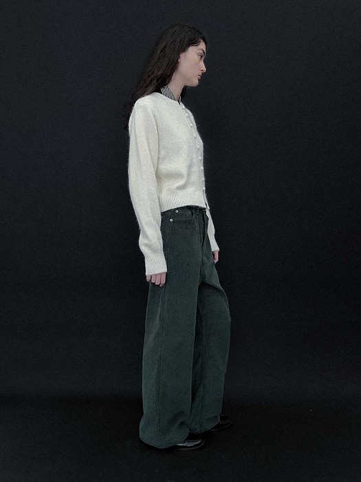 [24 WINTER][SALT Label] SAM CORDUROY PANTS_GREEN