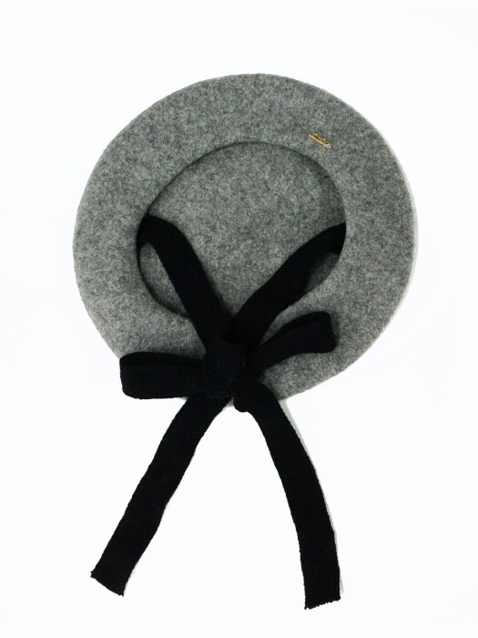strap beret - gray