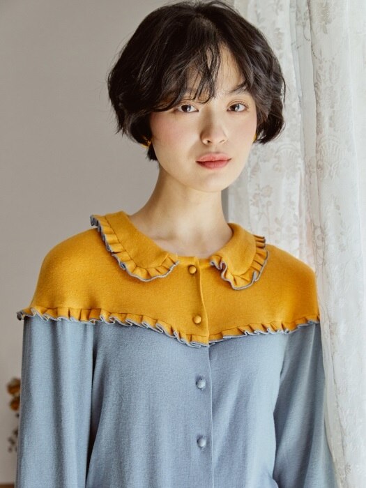 ROCOCO KNIT BLOUSE _ YELLOW