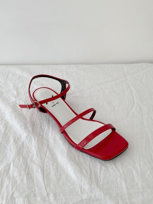 Meringue sandals 3cm / YY9S-S29 Red