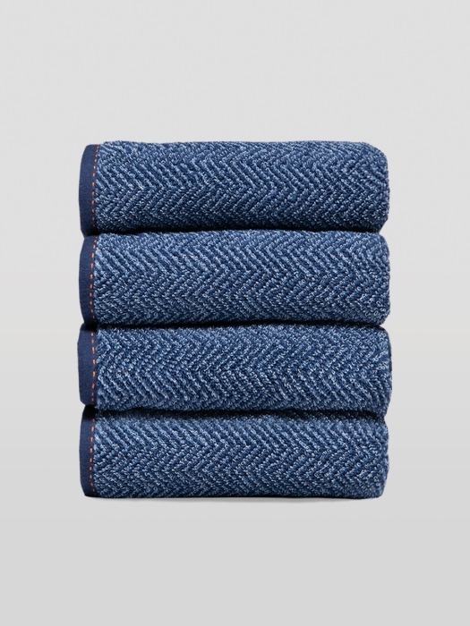 denim towel - Oblique , 50x90cm