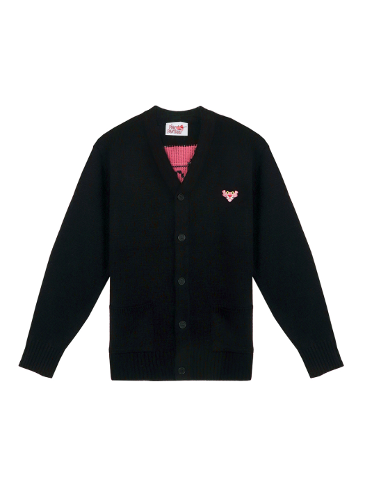 [FW19 Pink Panther] Knit Cardigan(Black)